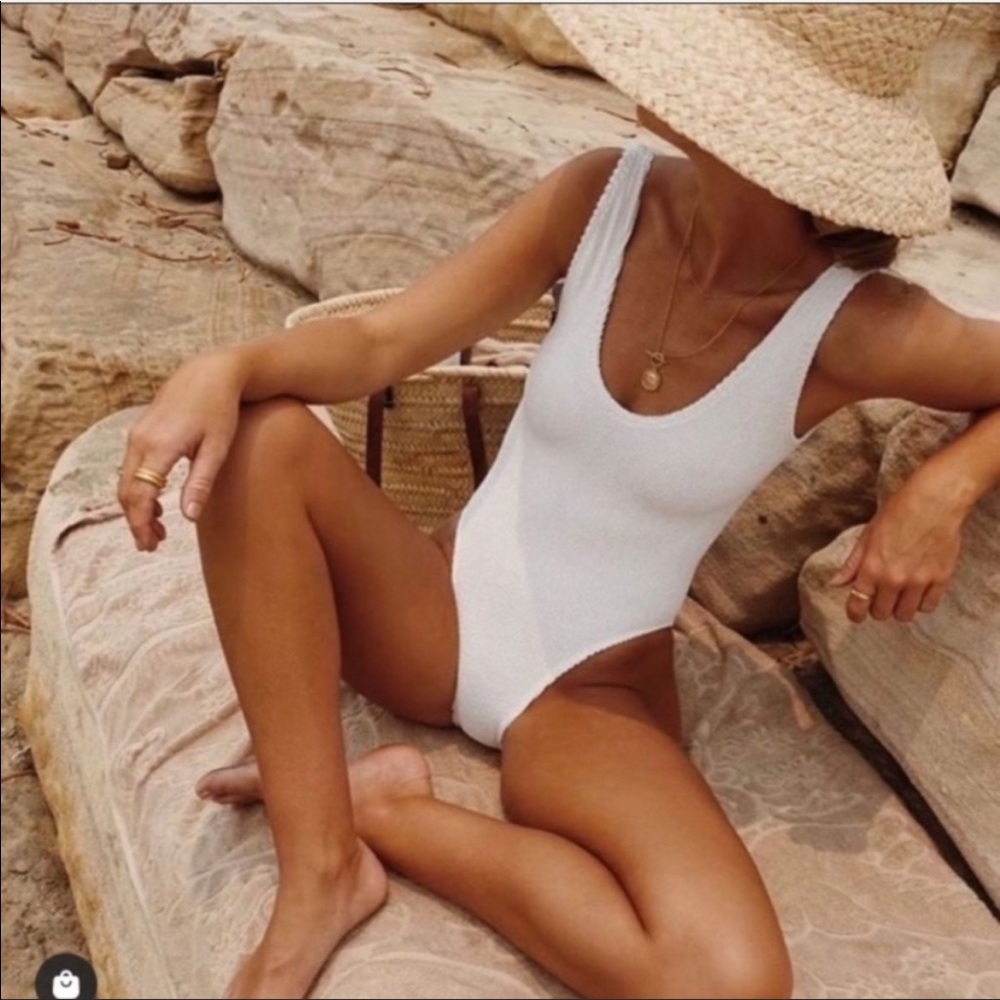 BOUND BY BOND-EYE Mara Swimsuit white